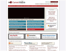 Tablet Screenshot of currentanalysis.com